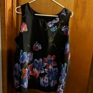 Floral Sleeveless top